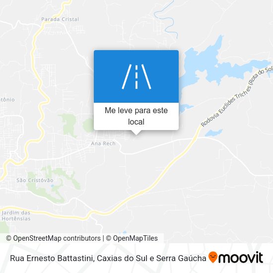 Rua Ernesto Battastini mapa