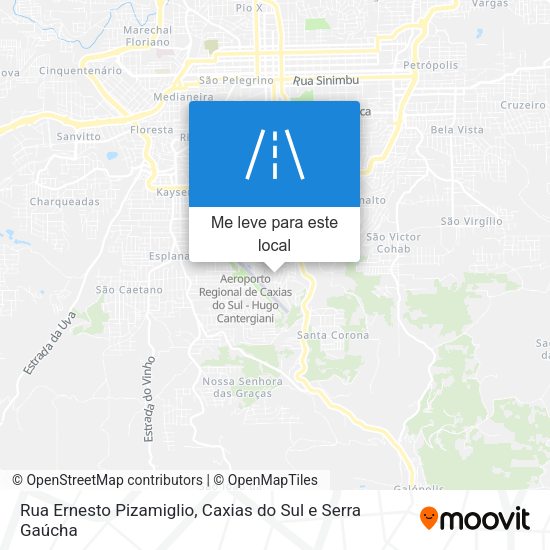 Rua Ernesto Pizamiglio mapa