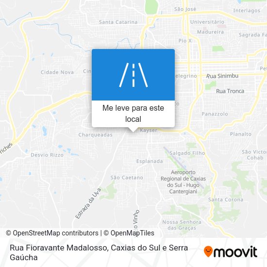 Rua Fioravante Madalosso mapa