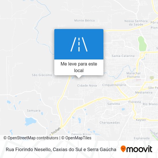 Rua Fiorindo Nesello mapa