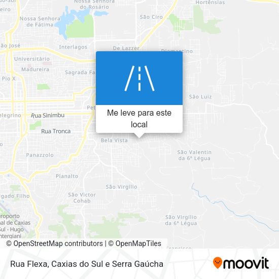 Rua Flexa mapa