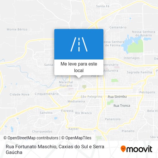 Rua Fortunato Maschio mapa