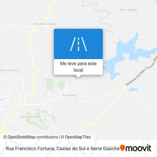 Rua Francisco Fortuna mapa
