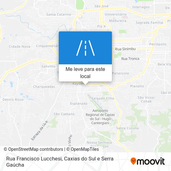 Rua Francisco Lucchesi mapa