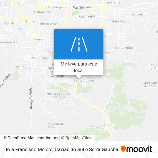 Rua Francisco Melere mapa