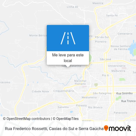 Rua Frederico Rossetti mapa