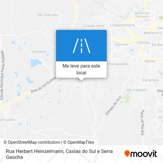 Rua Herbert Heinzelmann mapa