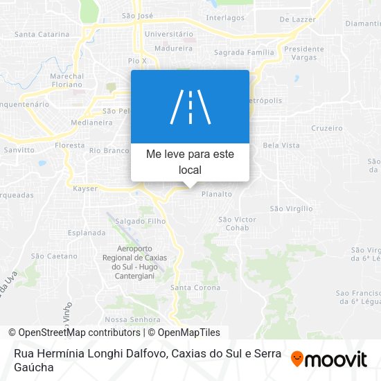 Rua Hermínia Longhi Dalfovo mapa