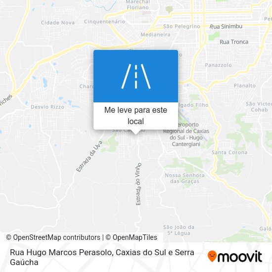 Rua Hugo Marcos Perasolo mapa