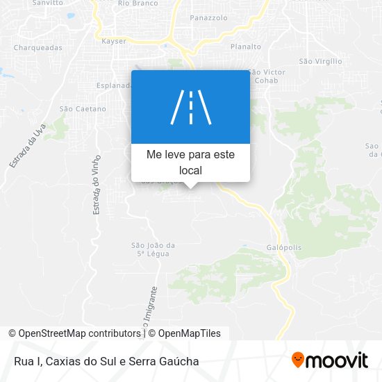 Rua I mapa