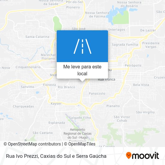Rua Ivo Prezzi mapa