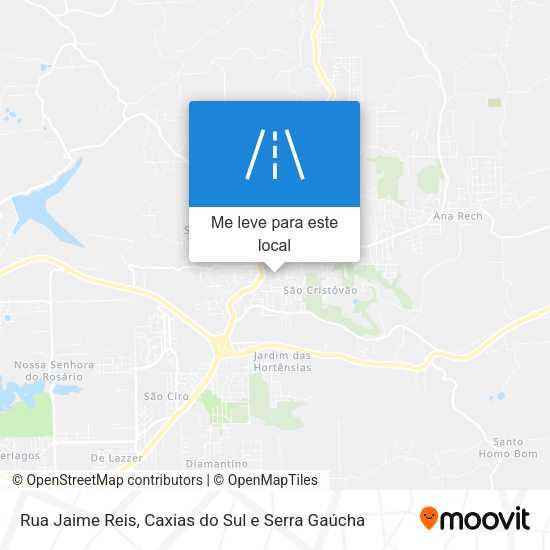 Rua Jaime Reis mapa