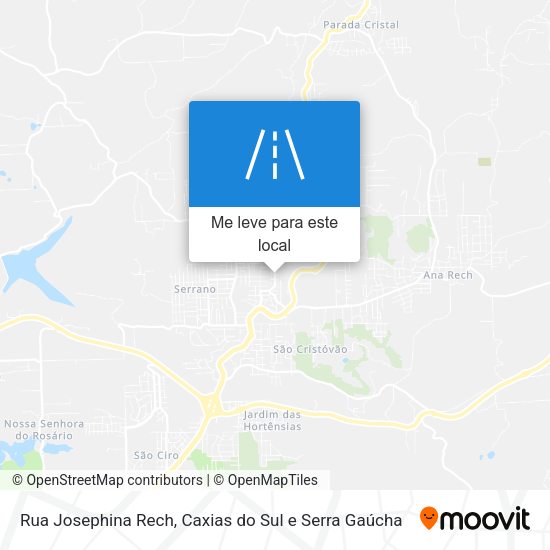 Rua Josephina Rech mapa