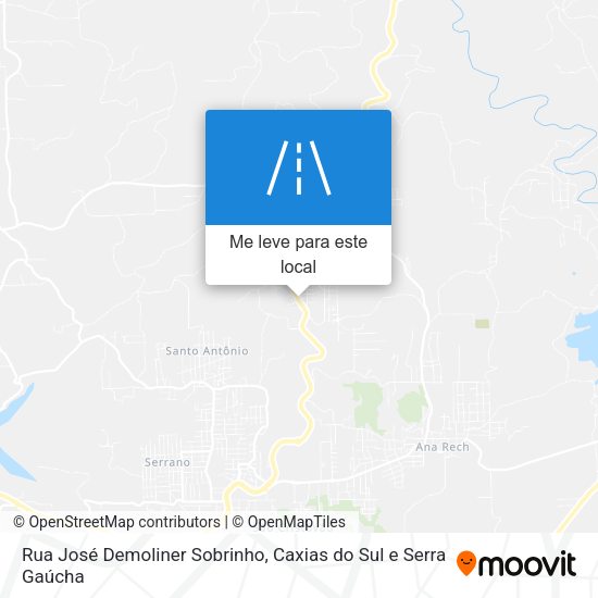 Rua José Demoliner Sobrinho mapa