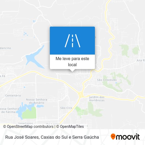 Rua José Soares mapa