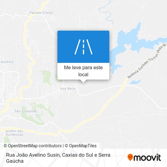 Rua João Avelino Susin mapa