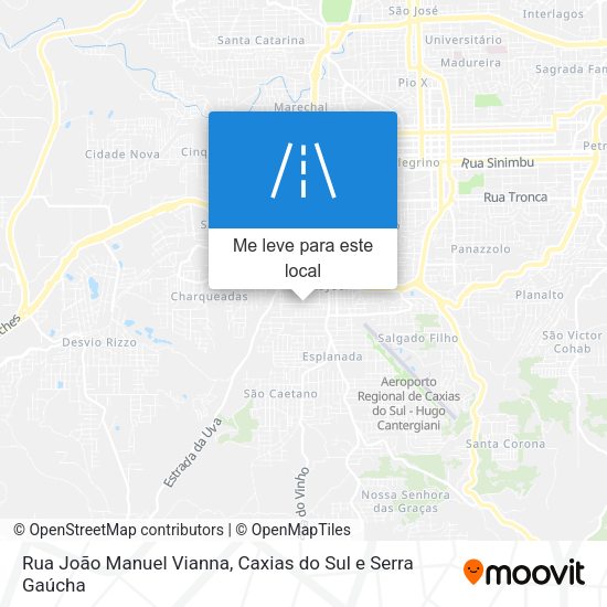 Rua João Manuel Vianna mapa