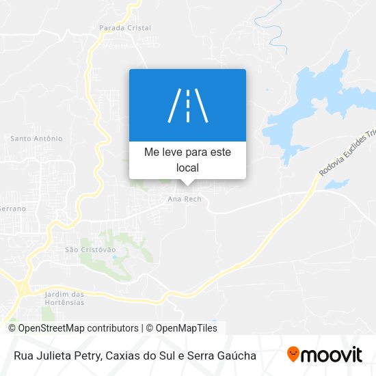 Rua Julieta Petry mapa