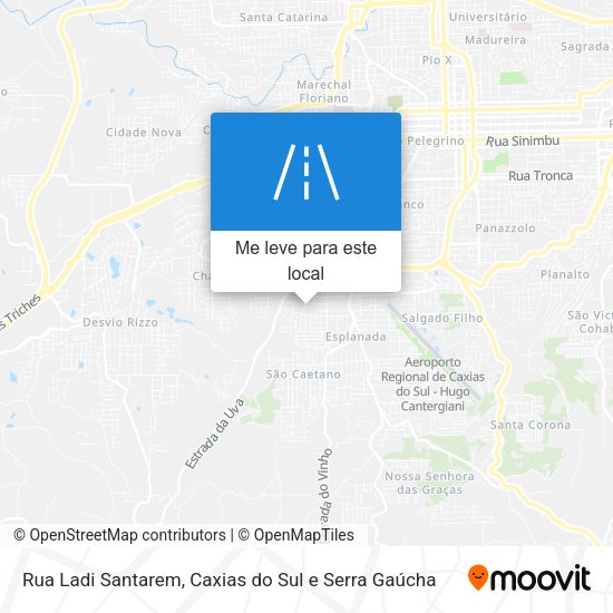 Rua Ladi Santarem mapa