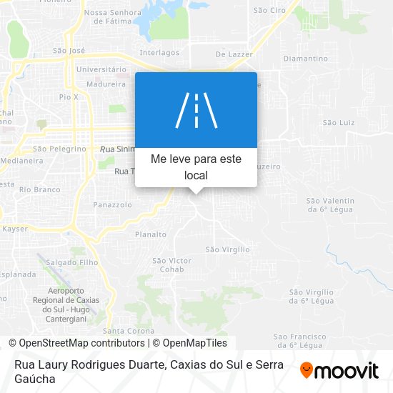 Rua Laury Rodrigues Duarte mapa