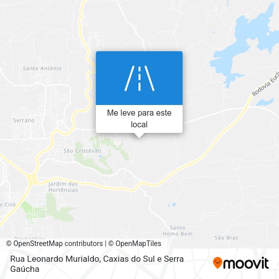 Rua Leonardo Murialdo mapa