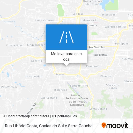 Rua Libório Costa mapa