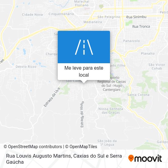Rua Louvis Augusto Martins mapa
