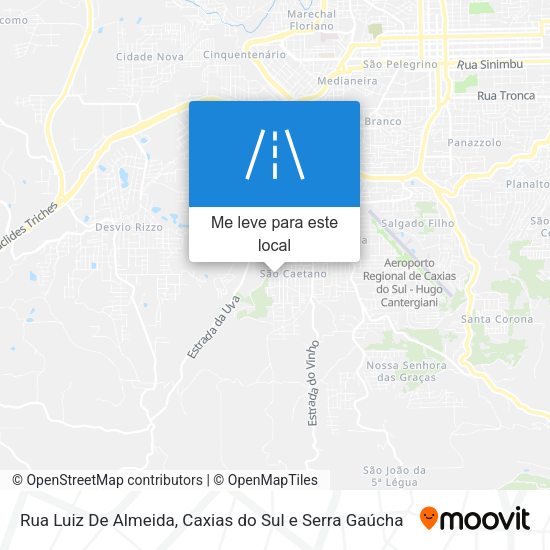 Rua Luiz De Almeida mapa