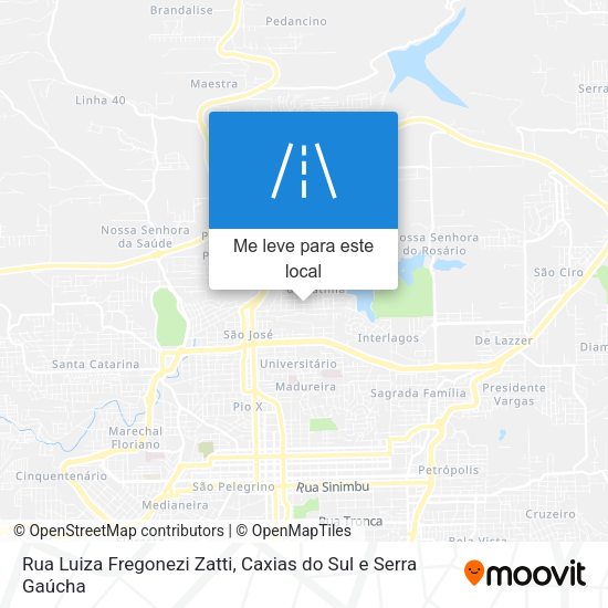 Rua Luiza Fregonezi Zatti mapa