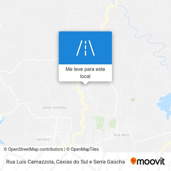 Rua Luís Camazzola mapa