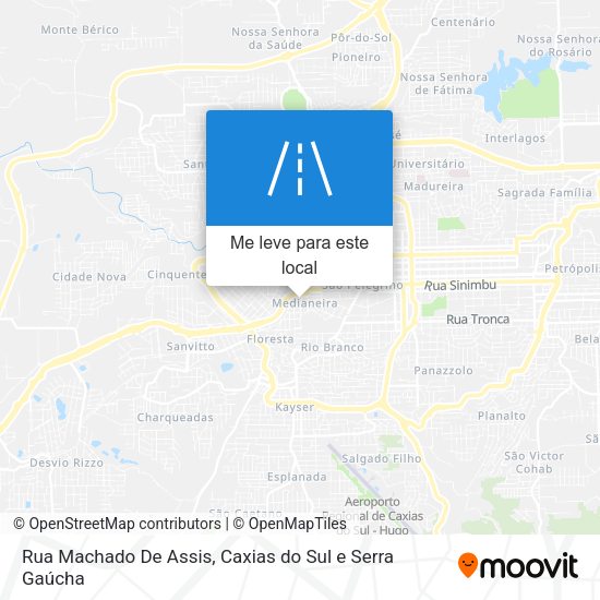 Rua Machado De Assis mapa