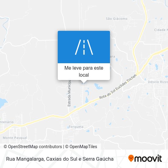 Rua Mangalarga mapa