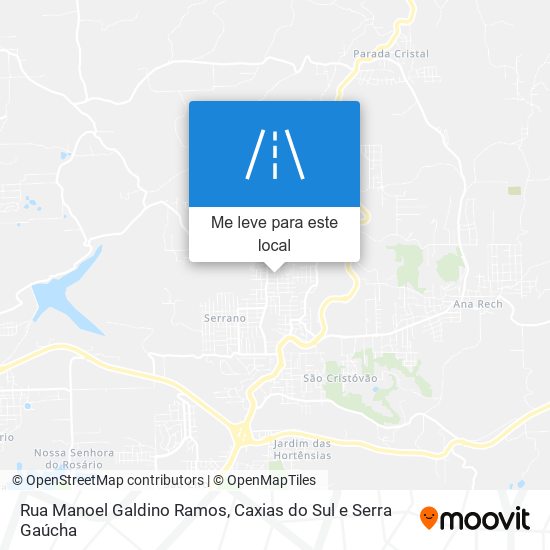 Rua Manoel Galdino Ramos mapa