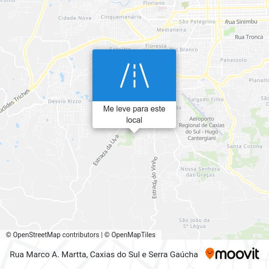 Rua Marco A. Martta mapa