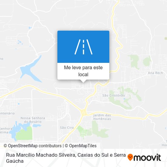 Rua Marcílio Machado Silveira mapa