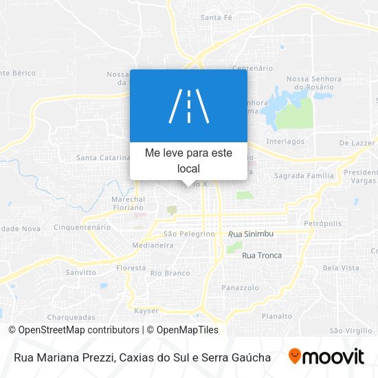 Rua Mariana Prezzi mapa