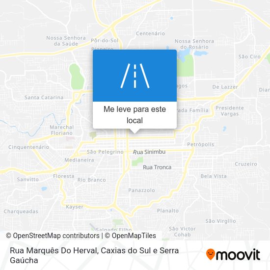 Rua Marquês Do Herval mapa