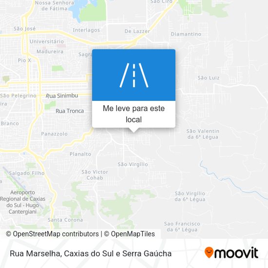 Rua Marselha mapa