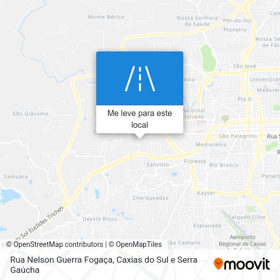 Rua Nelson Guerra Fogaça mapa
