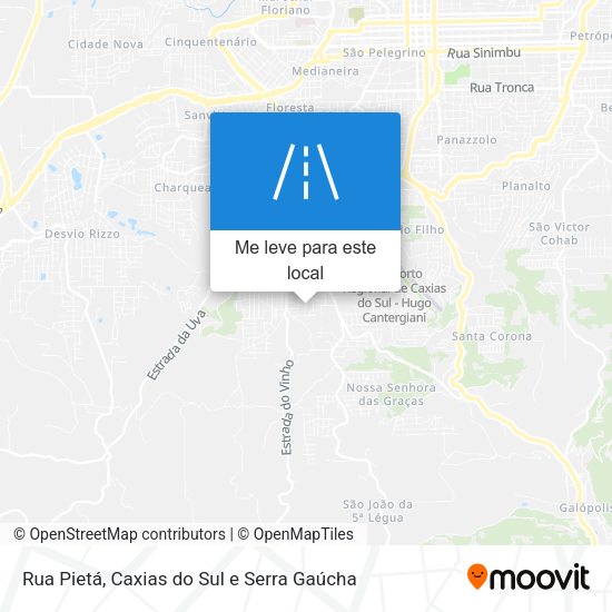Rua Pietá mapa