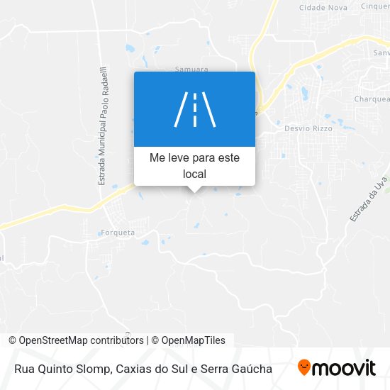 Rua Quinto Slomp mapa