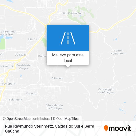Rua Raymundo Steinmetz mapa