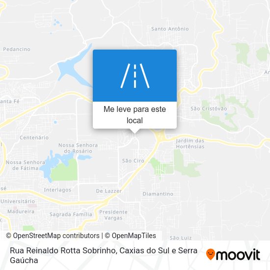 Rua Reinaldo Rotta Sobrinho mapa