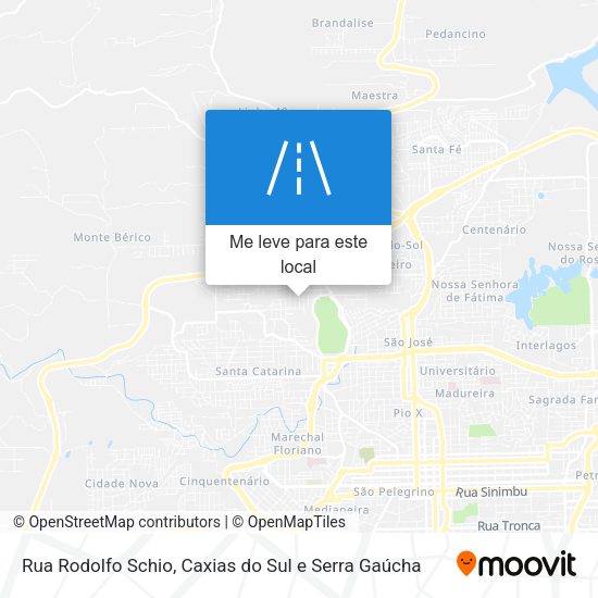 Rua Rodolfo Schio mapa