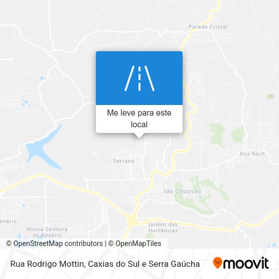 Rua Rodrigo Mottin mapa