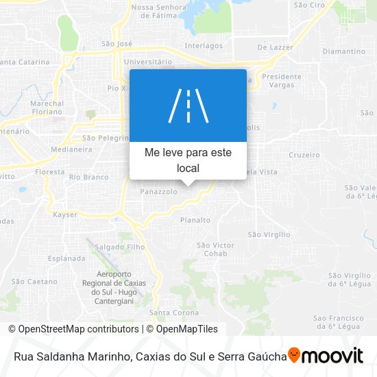 Rua Saldanha Marinho mapa