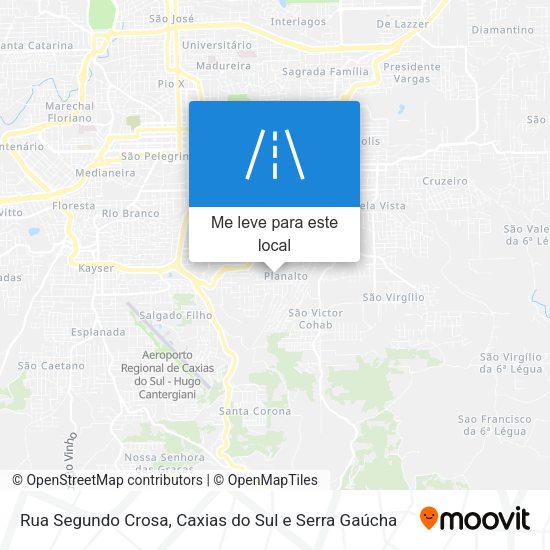 Rua Segundo Crosa mapa
