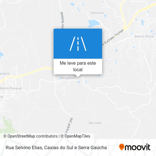 Rua Selvino Elias mapa