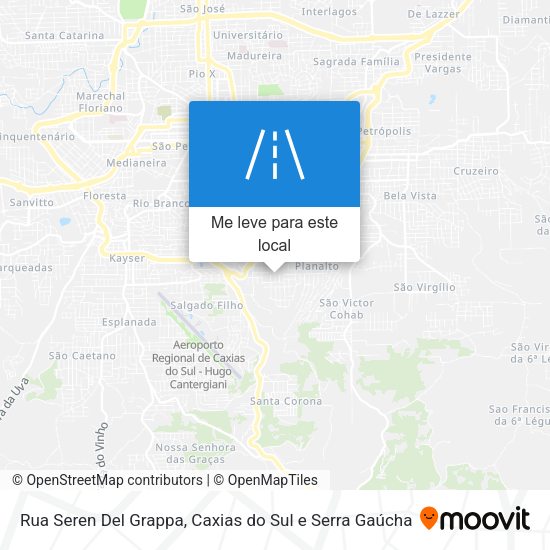 Rua Seren Del Grappa mapa
