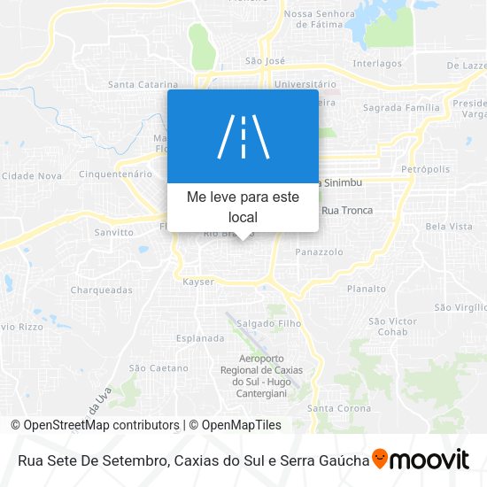 Rua Sete De Setembro mapa